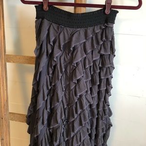 Free People Lydia Ruffle Skirt